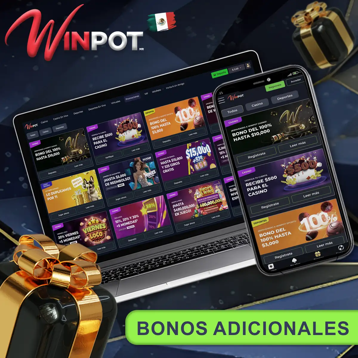 Bonificaciones adicionales de Winpot México