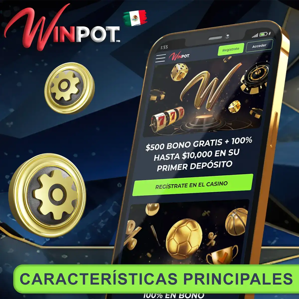 Principales características del Winpot México