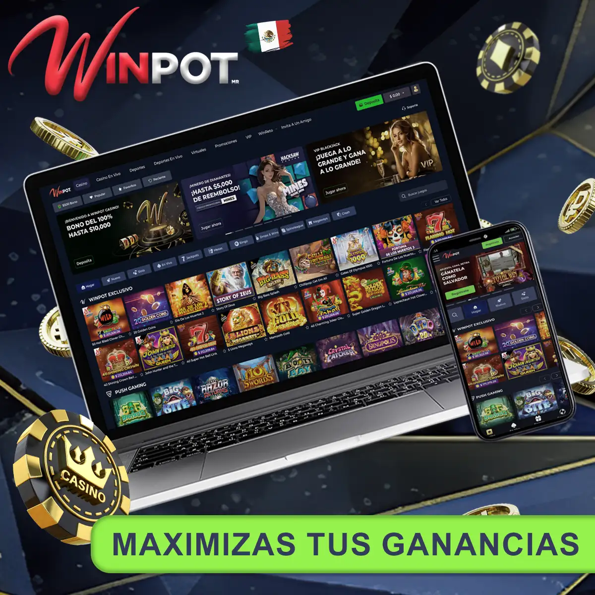 Con winpot casino maximizará sus ganancias