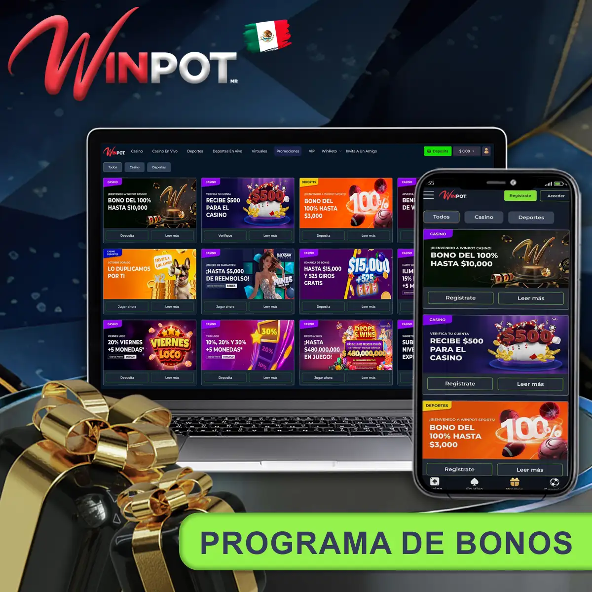 Programa de bonificación Winpot México