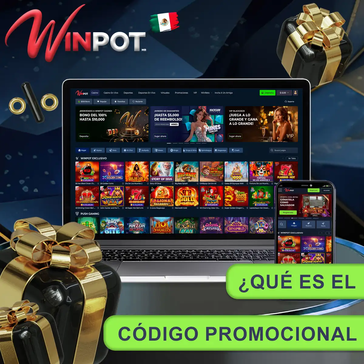 Acerca del código promocional Winpot México