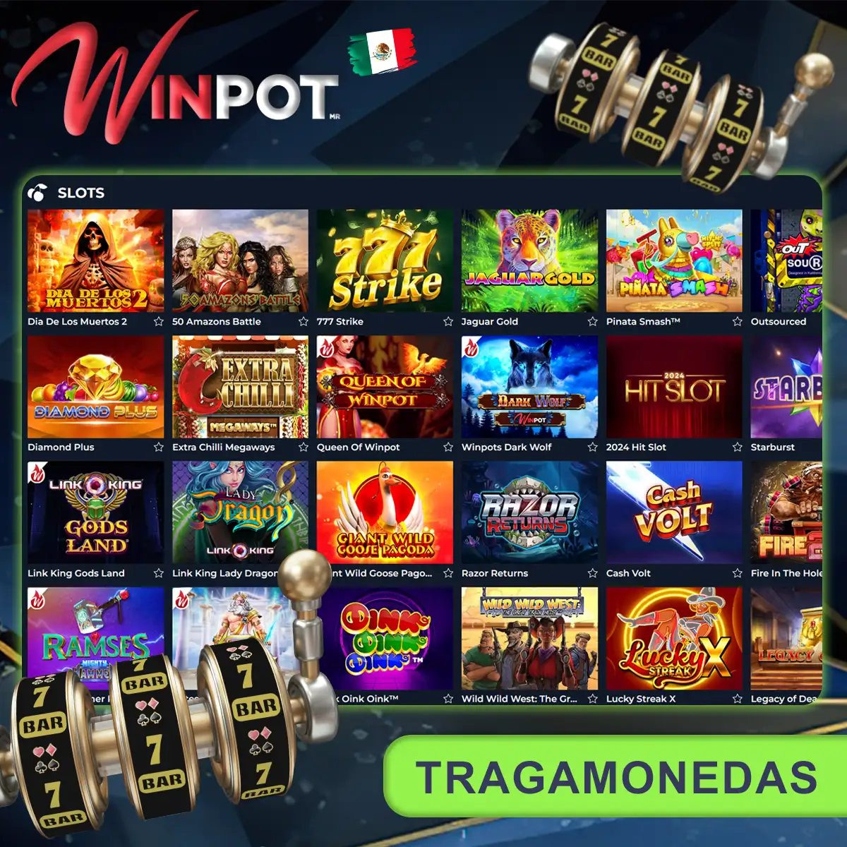 Tragaperras en Winpot México