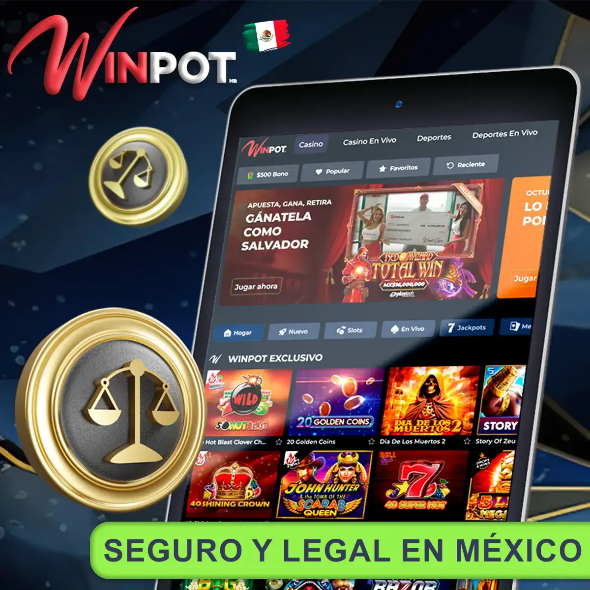 El Winpot es seguro y legal en México