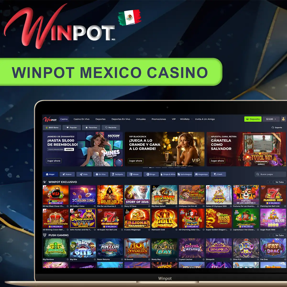 Acerca de Winpot Casino México